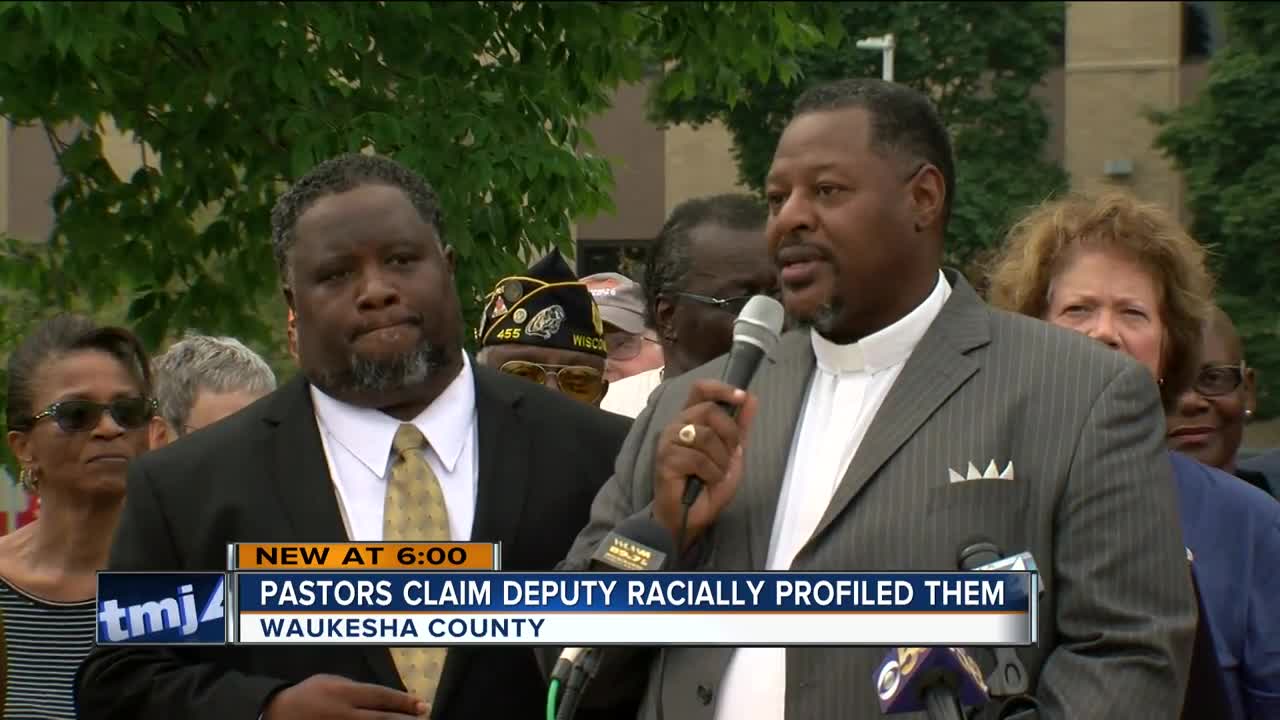 Two Milwaukee pastors allege racial profiling by Waukesha deputy