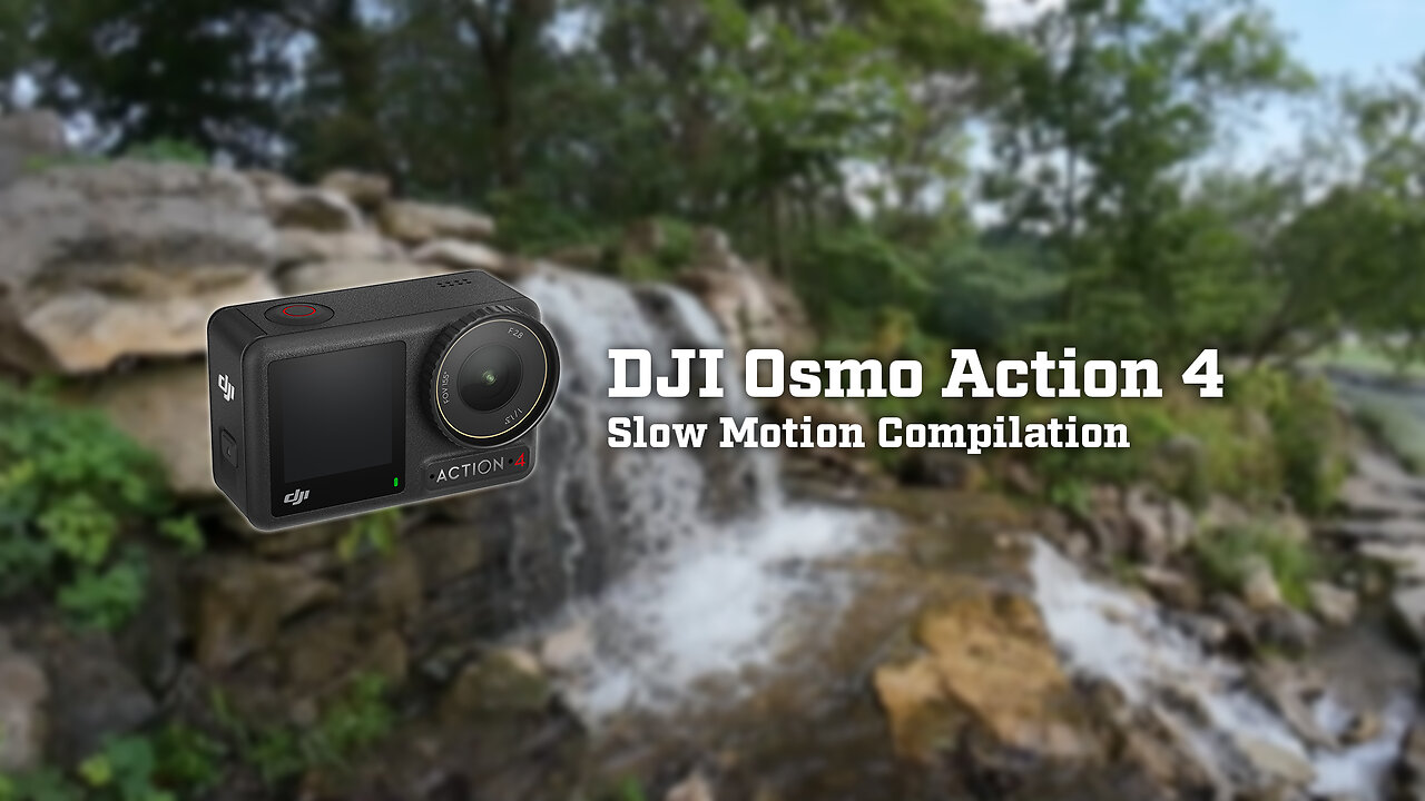 DJI Osmo Action 4 Slow Motion Compilation
