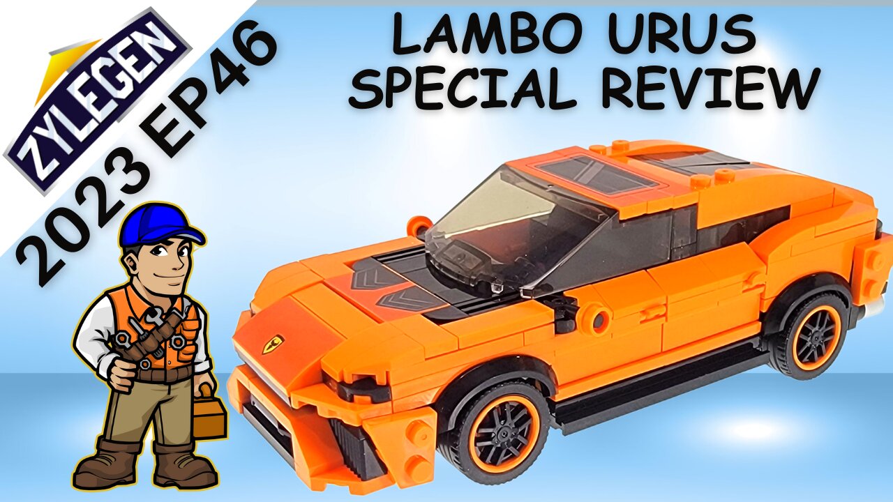 Zylegen (Reobrix) - Lamborgini Urus (690) (Mini Car Series) (Lego Alternate Build)