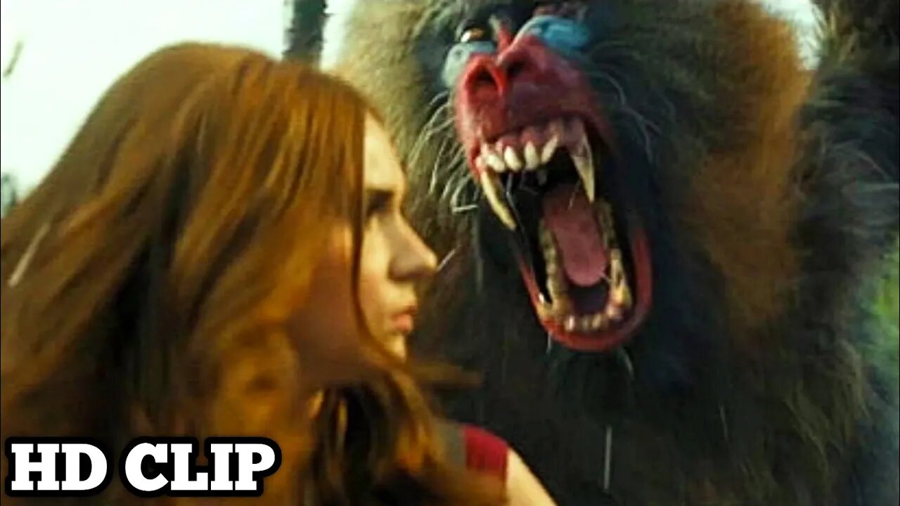 Mandrill Monkeys Attack [HD CLIP] - Jumanji: Next Level - New adventure movie