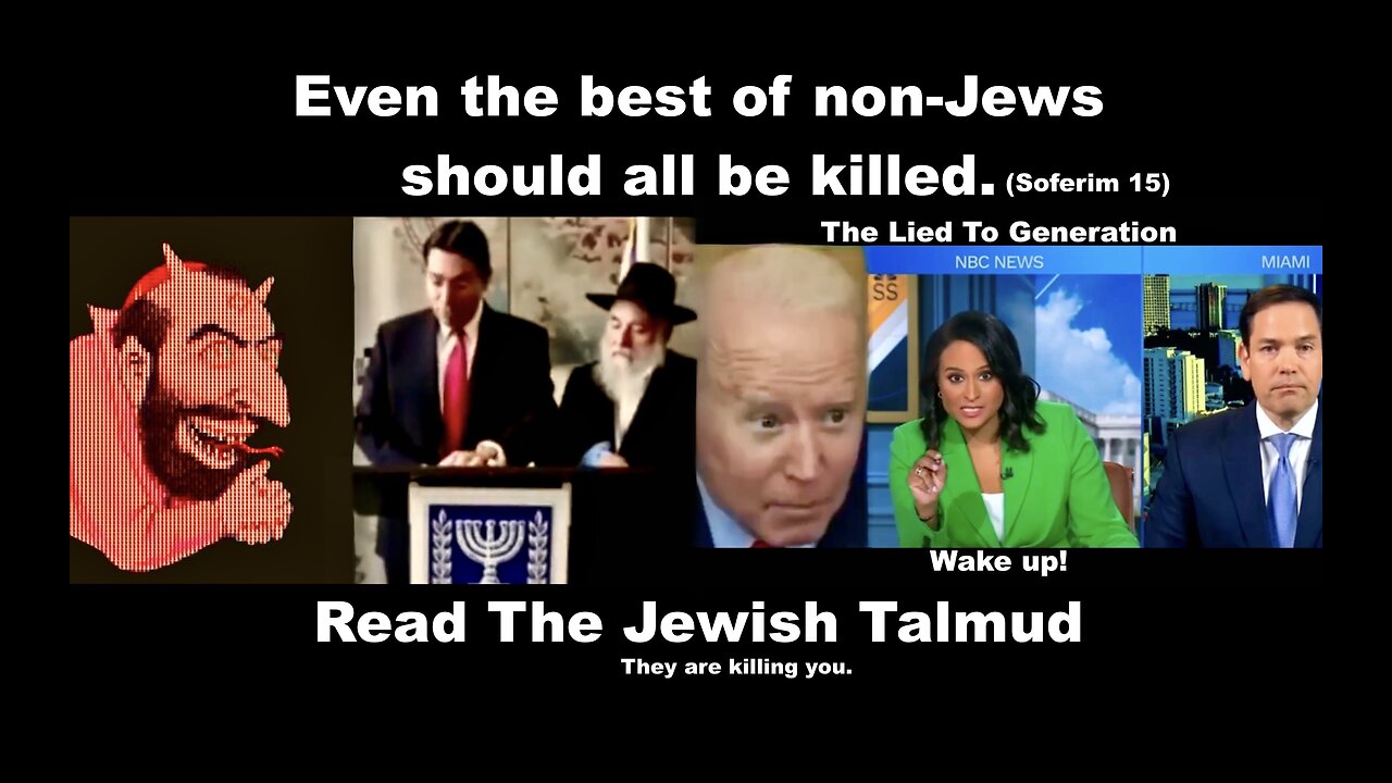 Israel Jews Declare War On Non Jews TruNews Rick Wiles Biden Marco Rubio NBC Joe Pesci Robert Deniro