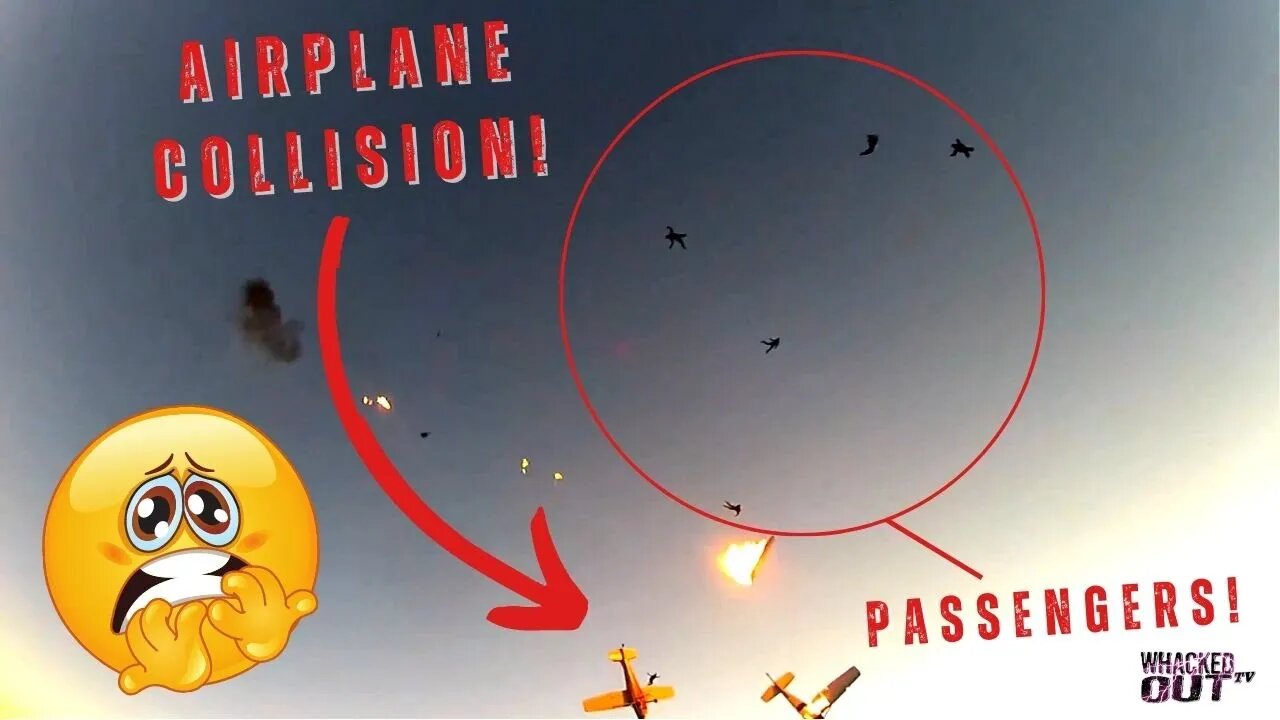 RARE Airplane Collision Footage (9 Passengers Nearly Killed)
