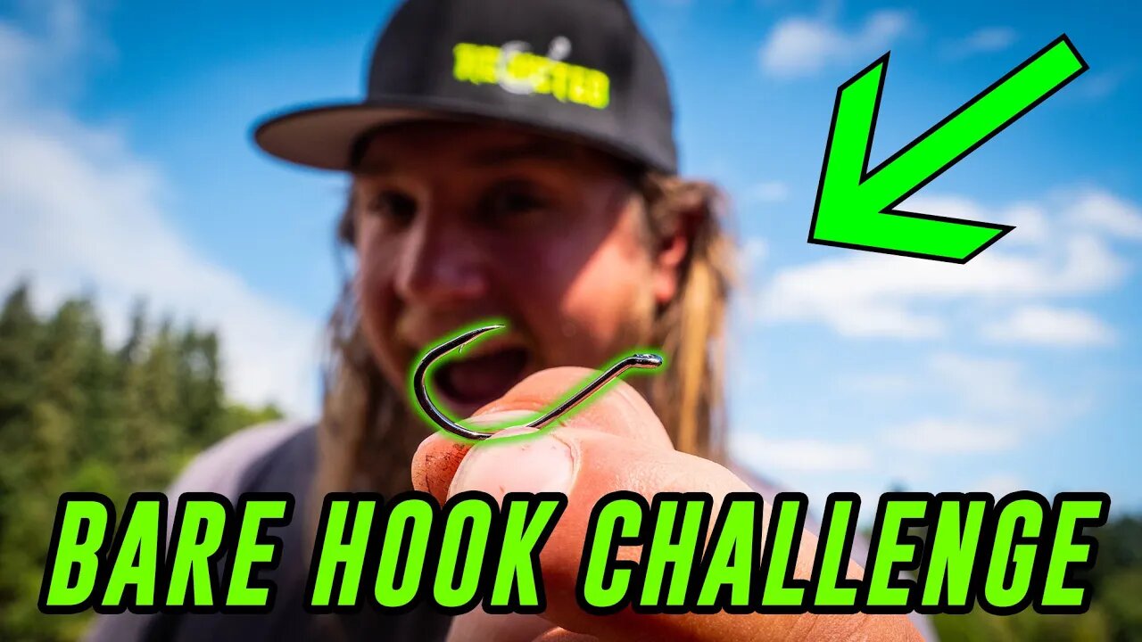 BARE HOOK FISHING CHALLENGE.