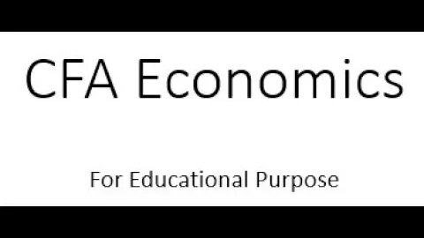 CFA Economics Demand and Supply