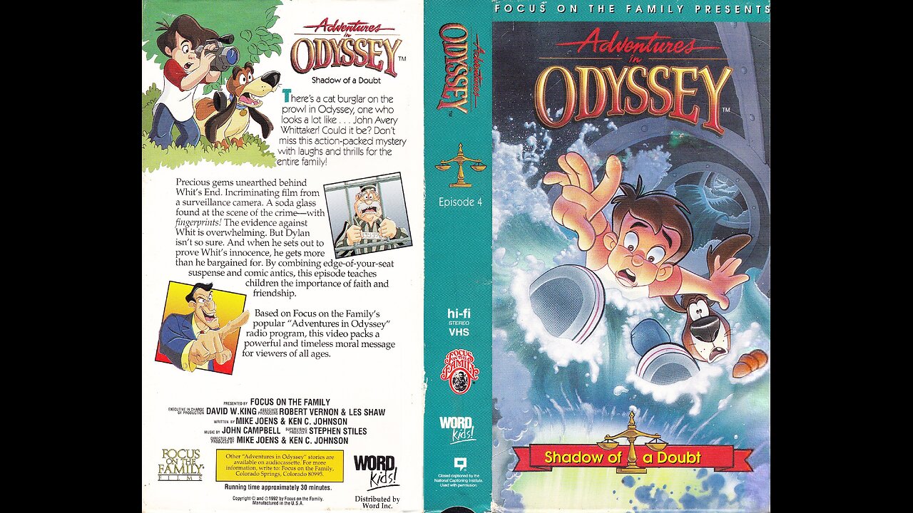 Adventures In Odyssey - 04. Shadow Of A Doubt 1993 (Unofficial Soundtrack)