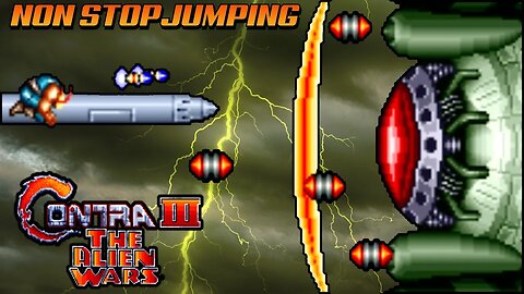Contra III: The Alien Wars but I can't stop jumping Stage 4