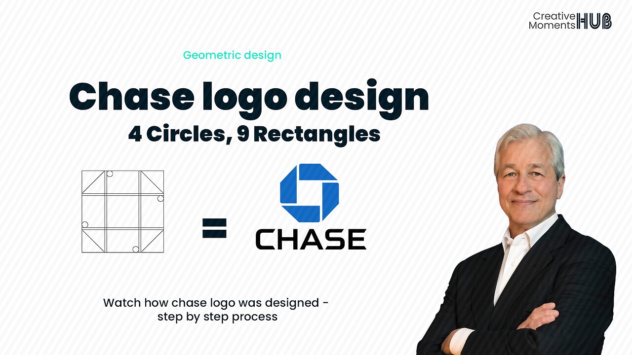 How Tom Geismar and Ivan Chermayeff designed Chase logo Using Lines and Shapes in Adobe Illustrator