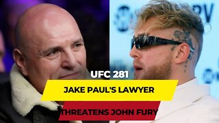 Jake Paul's Lawyer Threatens John Fury