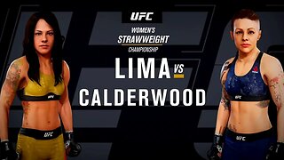 EA Sports UFC 3 Gameplay Joanne Calderwood vs Juliana Lima