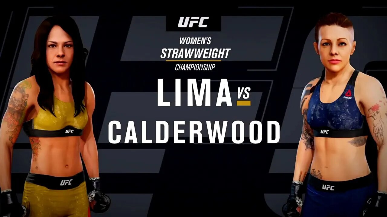 EA Sports UFC 3 Gameplay Joanne Calderwood vs Juliana Lima