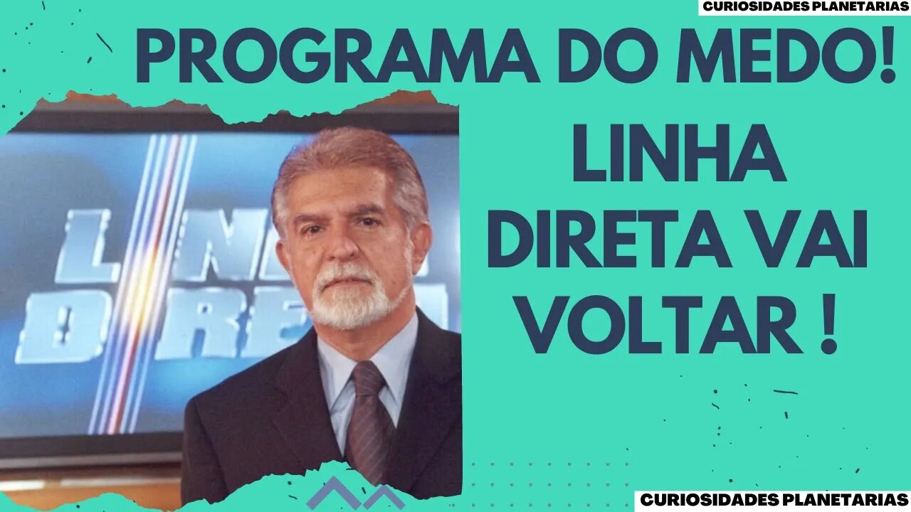 5 CURIOSIDADES SOBRE O PROGRAMA LINHA DIRETA ! #curiosidades