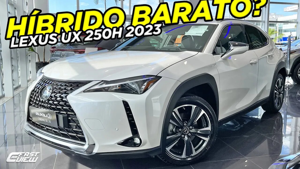 NOVO LEXUS UX 250H DYNAMIC 2023 MELHOR E + BARATO QUE X1, AUDI Q3, MERCEDES GLA E TRAZ MOTOR HÍBRIDO