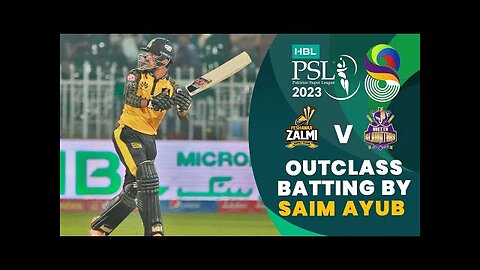 Saim ayub powerfull hitting in PSL🔥🏏