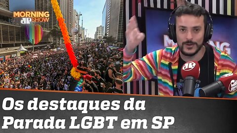 Fefito conta o que viu na Parada do Orgulho LGBT