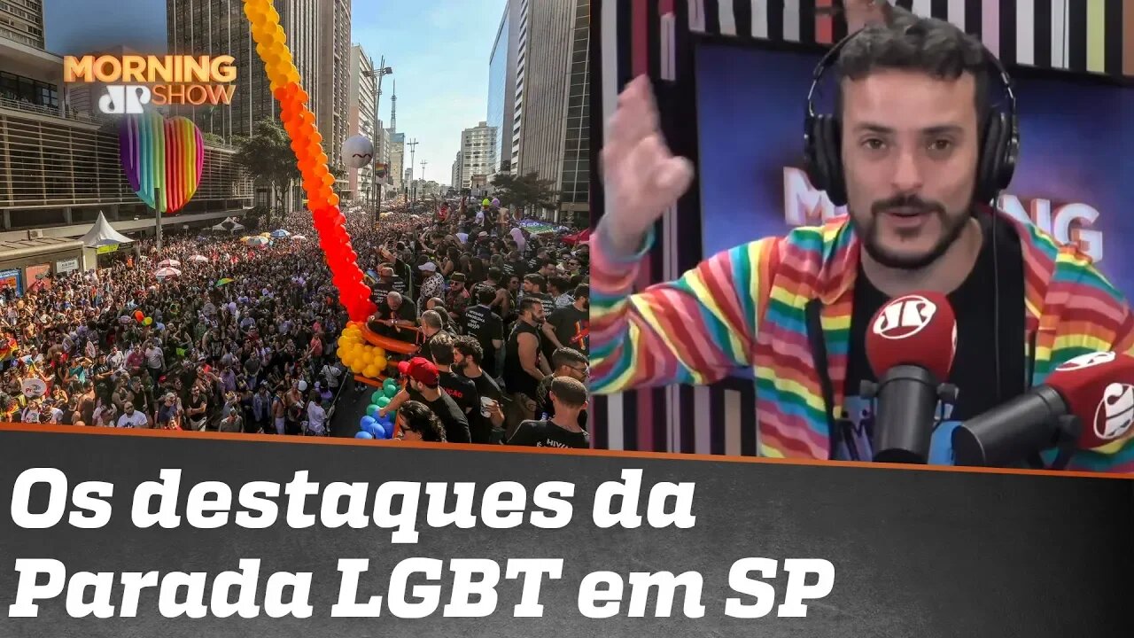 Fefito conta o que viu na Parada do Orgulho LGBT