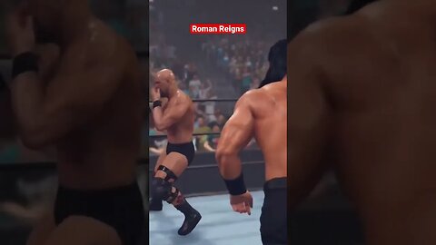 Roman Reigns Superman Punch Spear Stone Cold Steve Austin WWE 2k23 Raw #romanreigns #wwe #raw