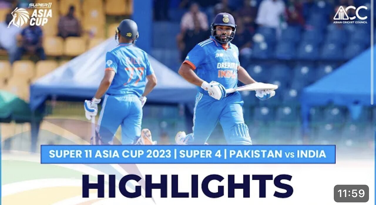 Pakistan vs India highlights (part one)