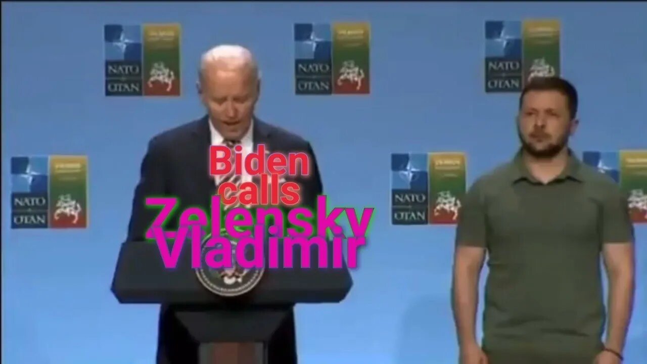 Biden calls Zelensky ‘Vladimir’ during NATO remarks in latest gaffe