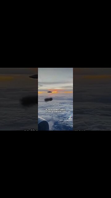 This was caught on a flight.