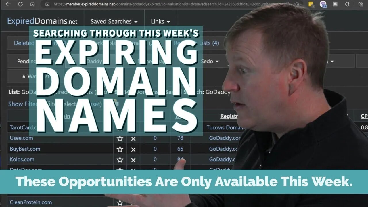 This Week's Expired Domain Names - Jan 16 - Domain To Profit - #129