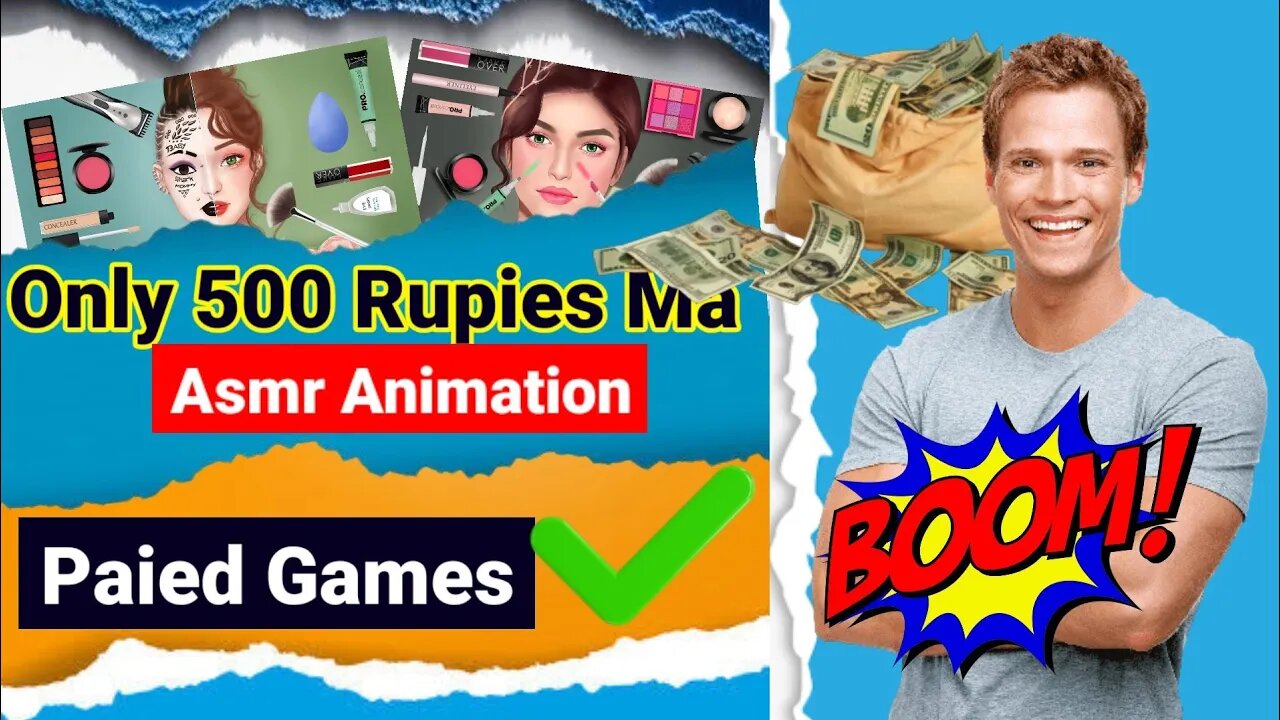 Finaly Asmr Animation Paid Game 500 Rs Ma Mil Gaye Like @tinysomasmr3141