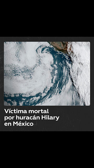 Un muerto en México por el huracán Hilary