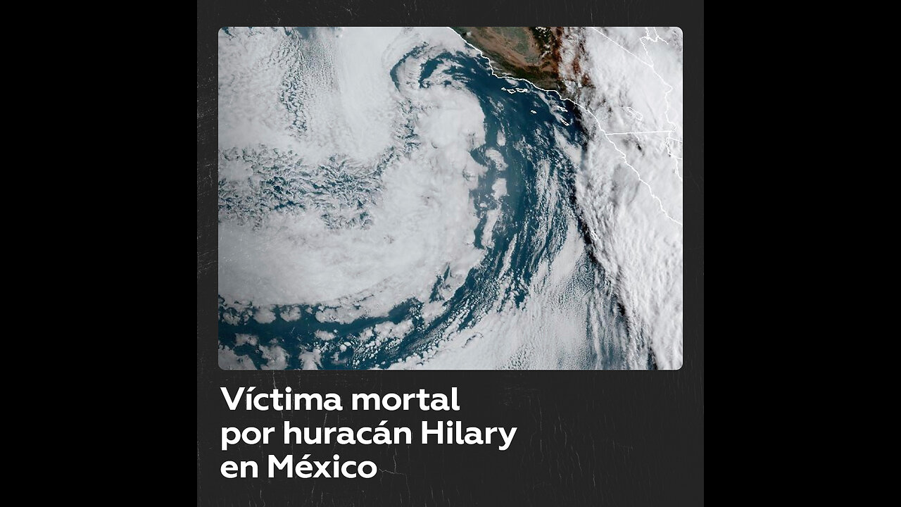 Un muerto en México por el huracán Hilary