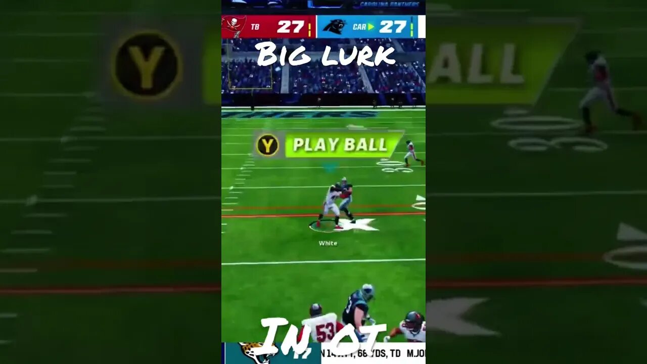 Devin White BIG LURK! #shorts #madden23 #maddenfranchise