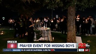 Prayer of hope happening for missing Cal City boys