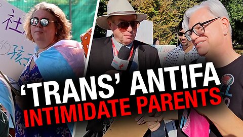 Anti-gender ideology protesters face off radical LGBT group— which side was the unhinged one?