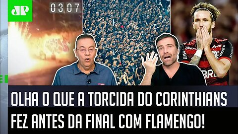 "Cara, ISSO que a torcida do Corinthians fez é..." ATITUDE POLÊMICA contra o Flamengo PROVOCA DEBATE