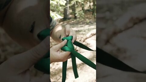 The Water Knot- perfect for rappel anchor