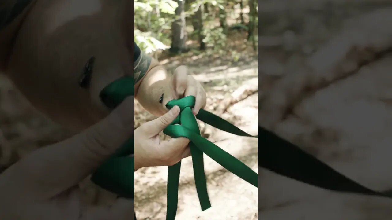 The Water Knot- perfect for rappel anchor