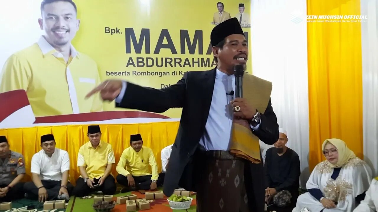 Mendoakan Partai Golkar - Ustadz Zein Muchsin