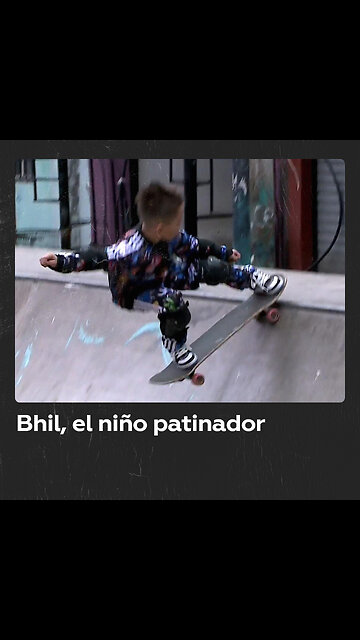 Niño argentino sorprende a muchos con sus trucos en el monopatín