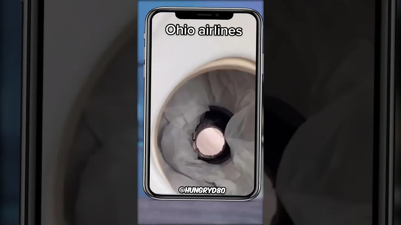 Ohio Airlines Has Hole in Toilet