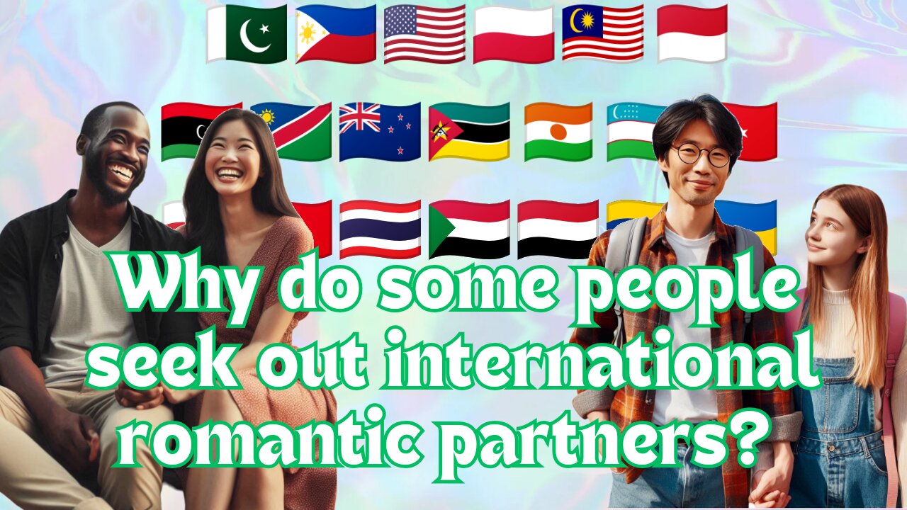 Why do some people seek out international romantic partners.