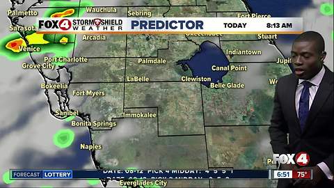 Rain Chances Monday