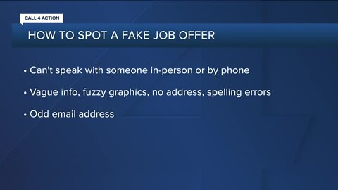 How to avoid a job scam