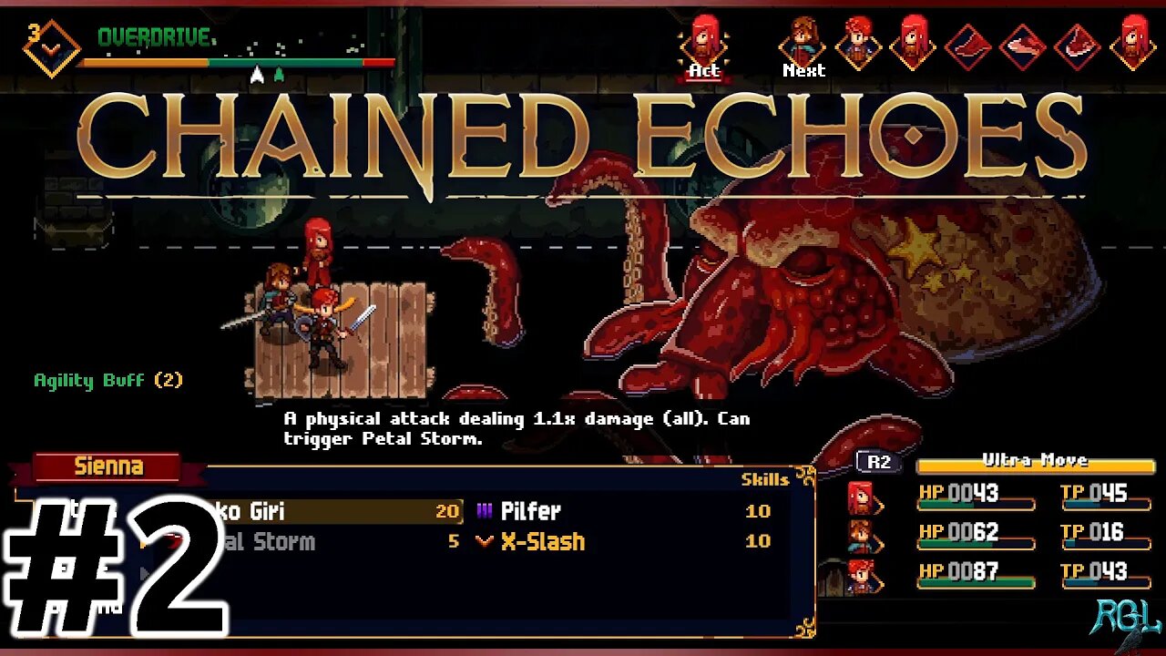 Chained Echoes [EP-2] - A Jawdropping 16 bit style RPG - Gameplay/Longplay