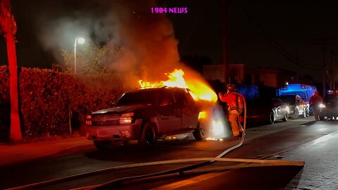 Suspicious Chevy Silverado Fire