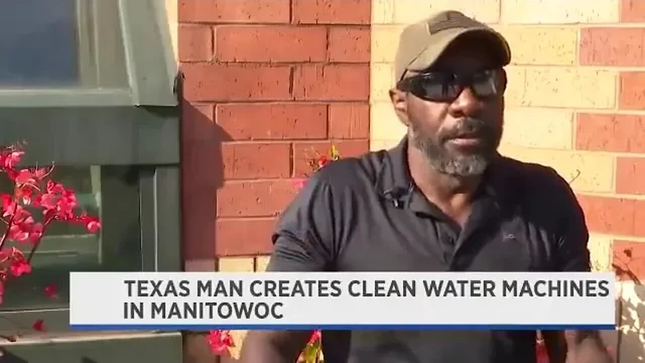 Texas man creates clean water machines in Manitowoc.