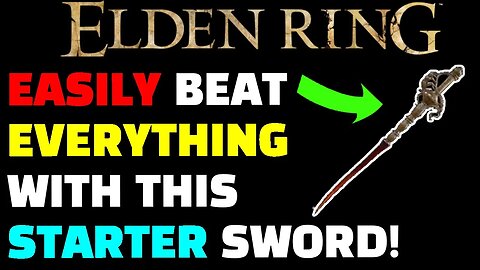THE BEST EARLY SWORD in Elden Ring?! How to get the Antspur Thrusting Sword