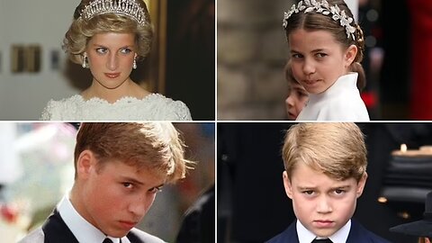 "William, Charlotte & George Share Diana’s Stare!"