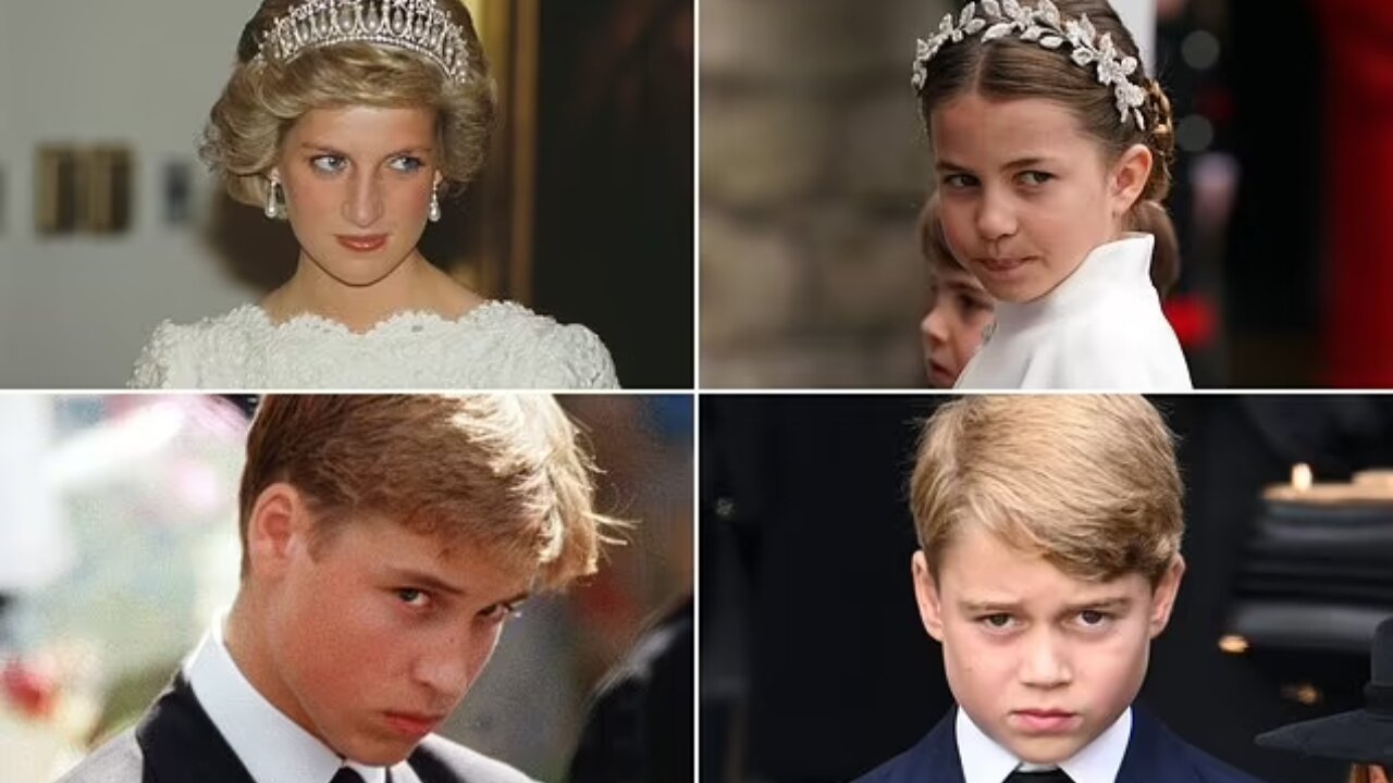 "William, Charlotte & George Share Diana’s Stare!"