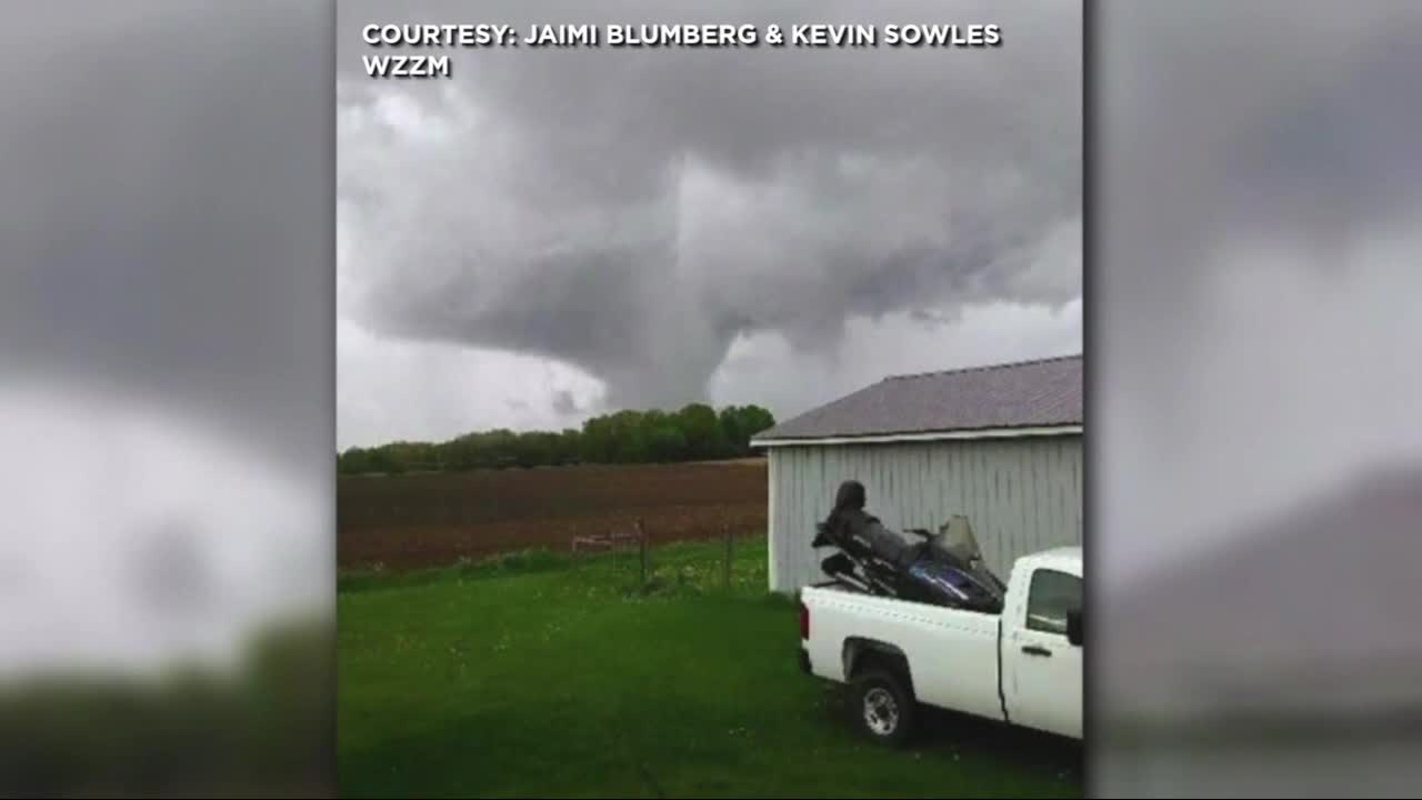 Confirmed tornado touched down in Michigan Sunday night