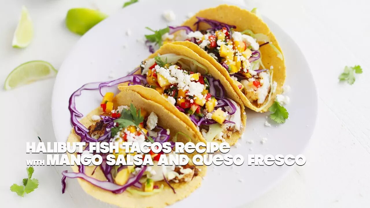 Baja Fish Taco Recipe with Mango Salsa and Queso Fresco