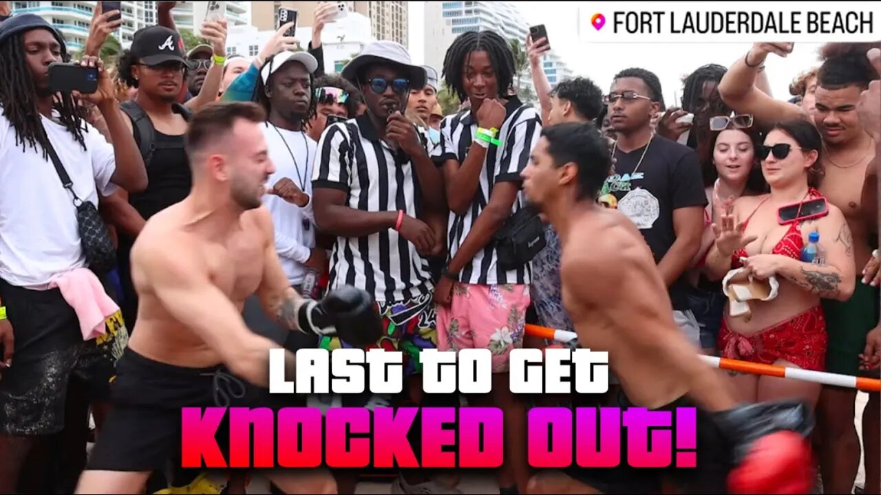 Last To Get Knocked Out Spring Break Broward Edition! 🌴🥊