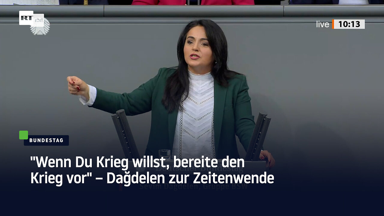 "Wenn Du Krieg willst, bereite den Krieg vor" – Dağdelen zur Zeitenwende