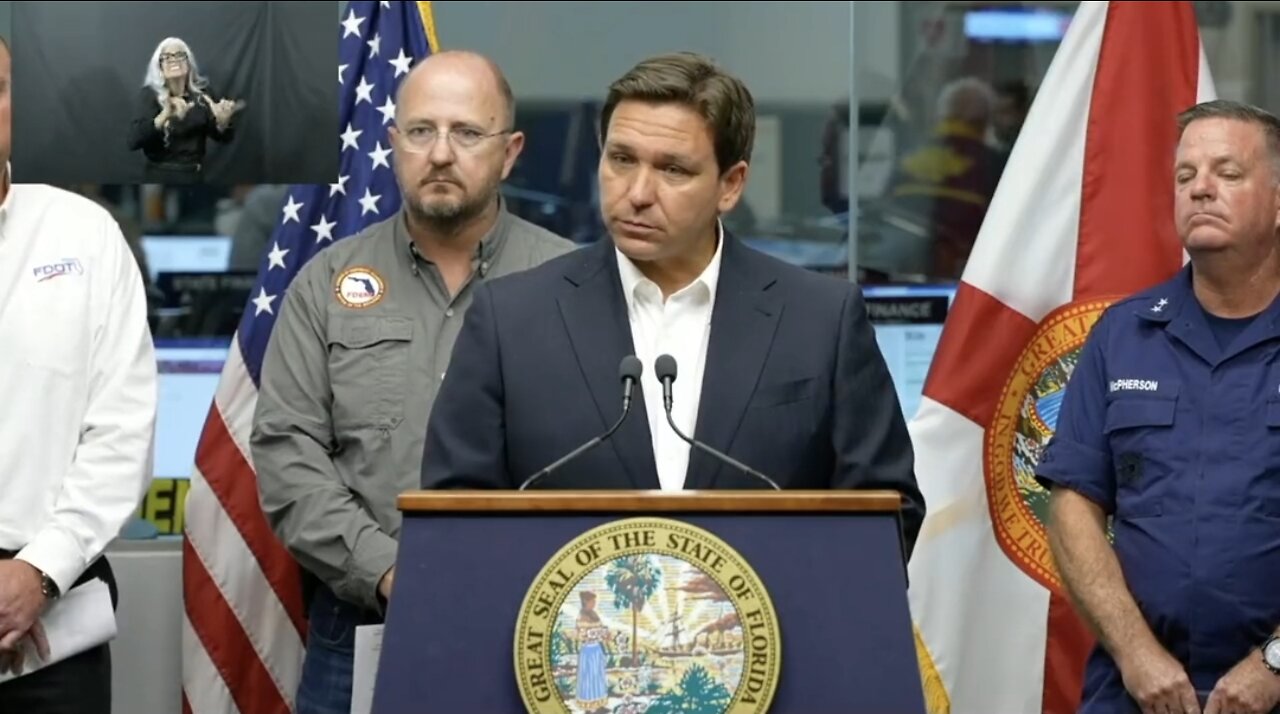 Gov DeSantis to Biden: Put Aside Pettiness & Work Together On Hurricane Ian